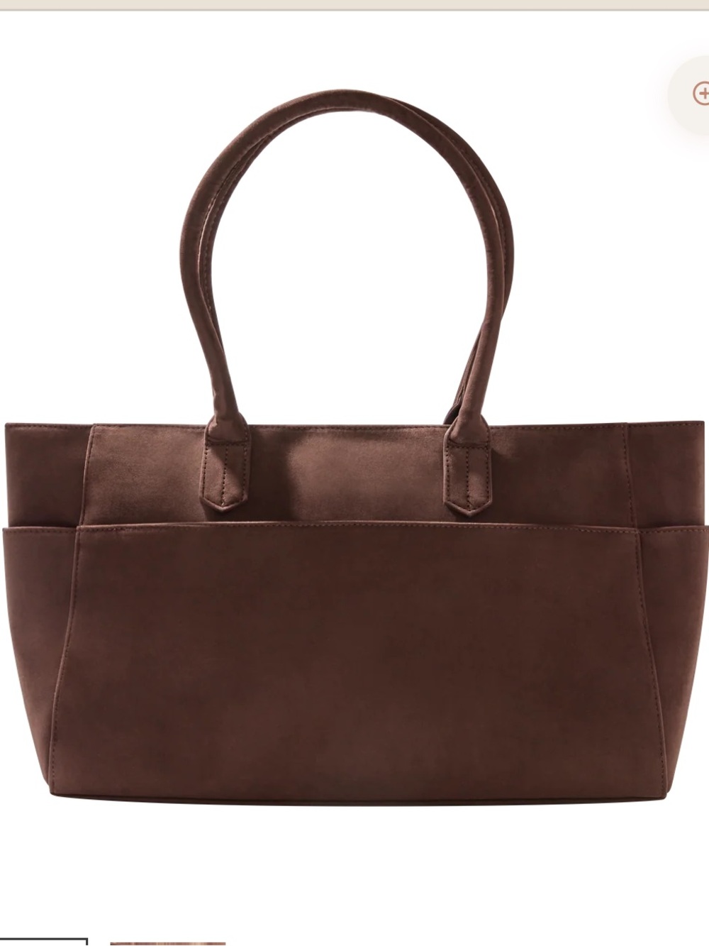 Mali Lili - Classic Brown Suede Tote Bag